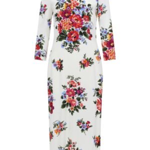 MIDI DRESS WITH FLORAL PRINT