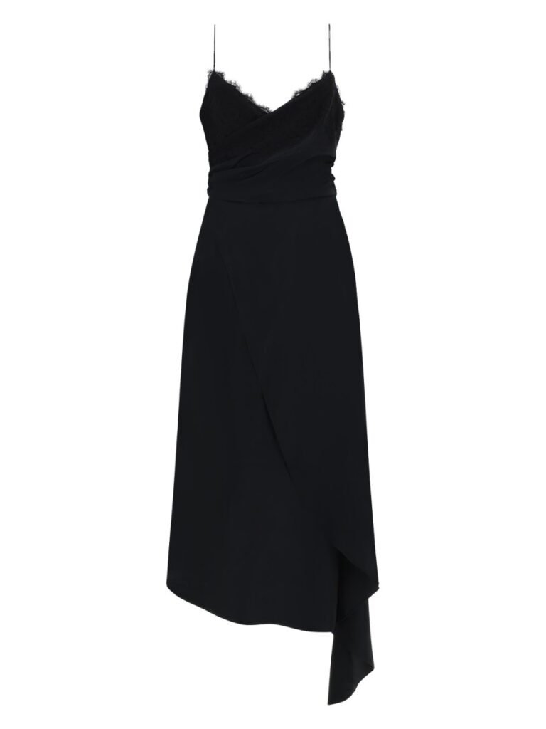 MIDI DRESS WITH LACE