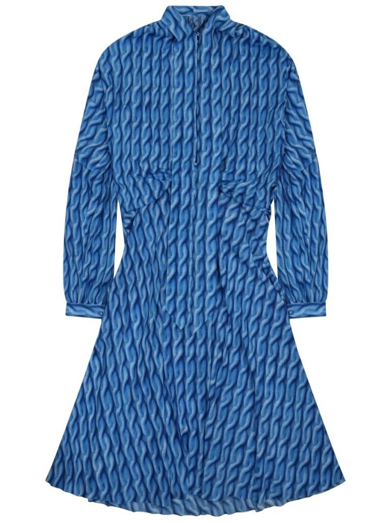 MIDI DRESS WITH PRINT