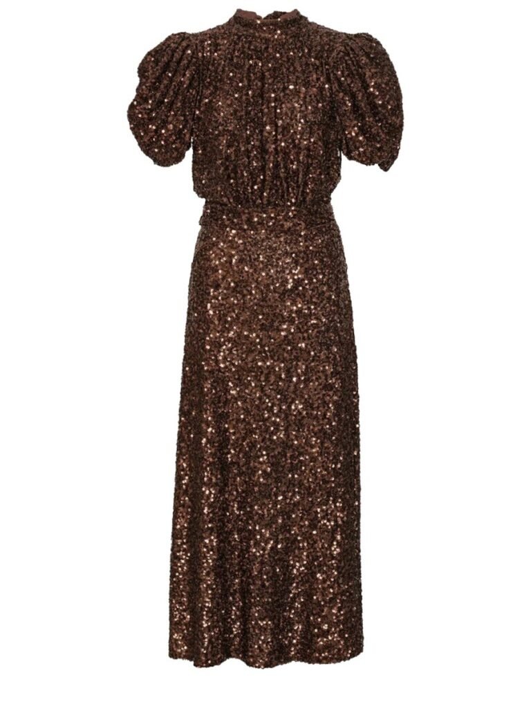 MIDI DRESS WITH SEQUINS