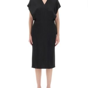 MIDI DRESS WITH WING SLEEVES