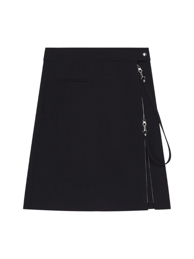 MIDI SKIRT WITH ZIPPER