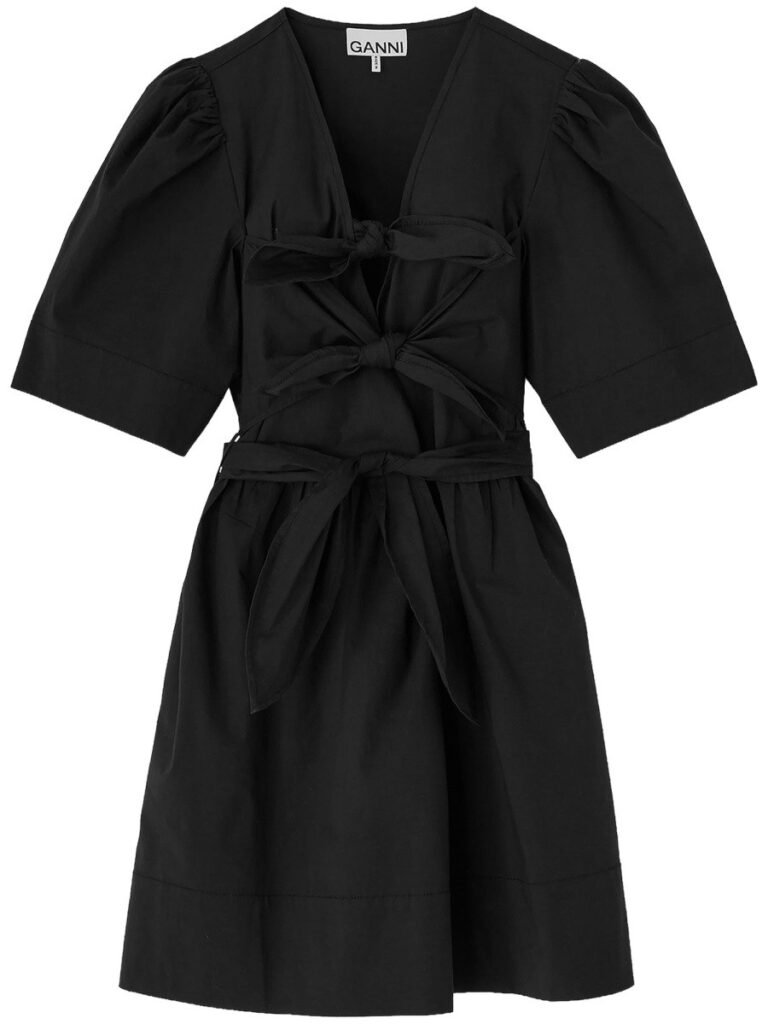 MINI DRESS WITH BOWS