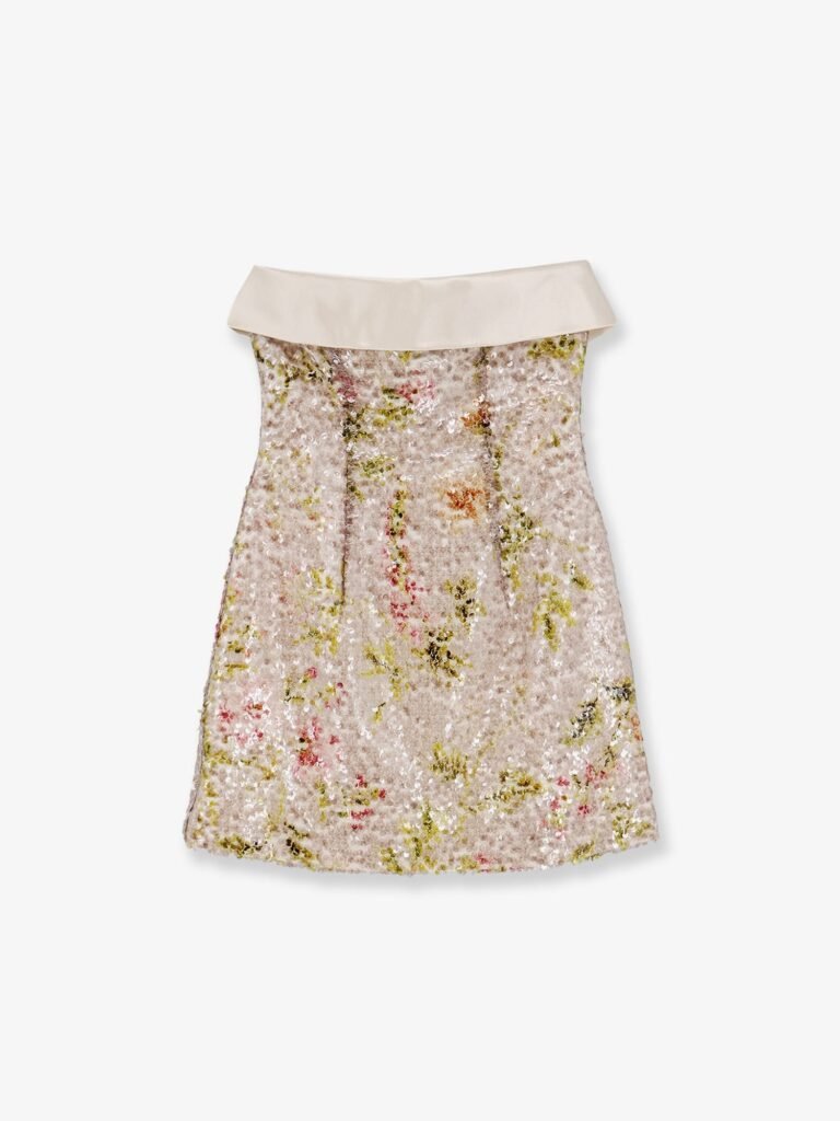 Mini dress with sequins