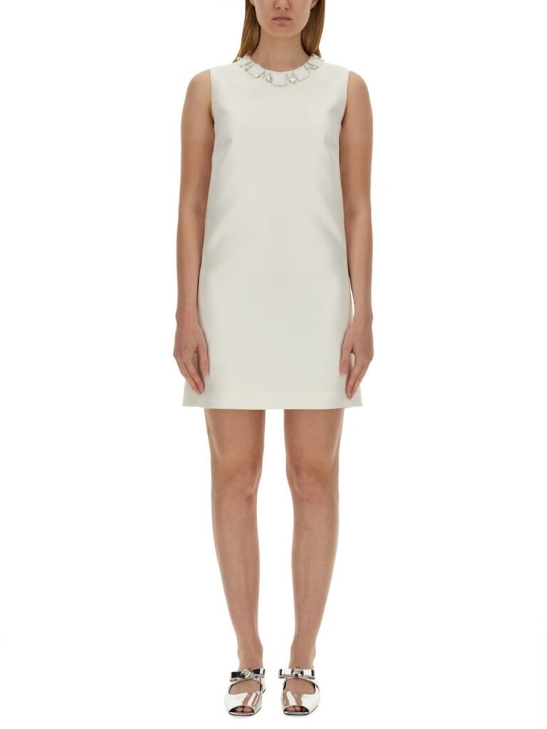 MINI DUCHESSE DRESS WITH CRYSTALS