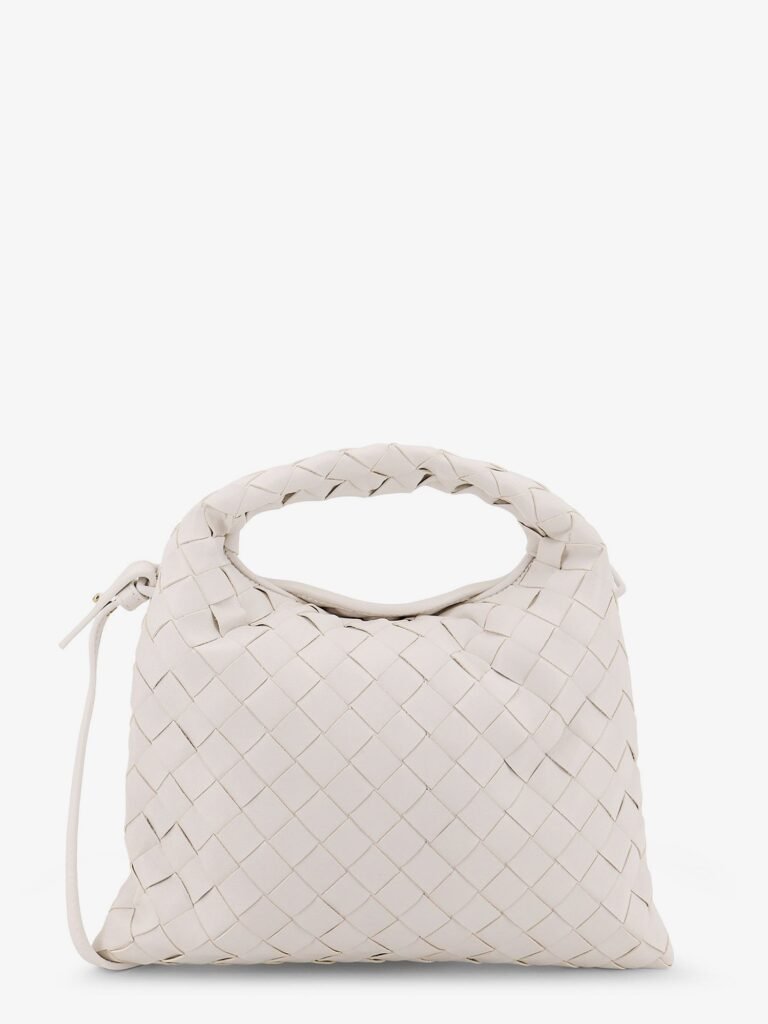 Mini Hop leather crossbody bag with Intrecciato pattern