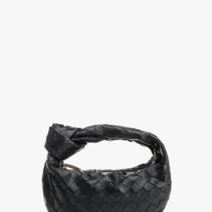 Mini Jodie leather handbag with Intrecciato motif