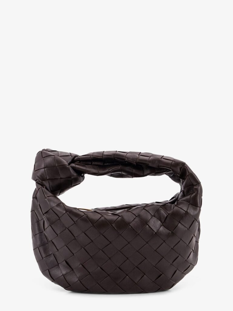 Mini Jodie leather handbag with Intrecciato motif