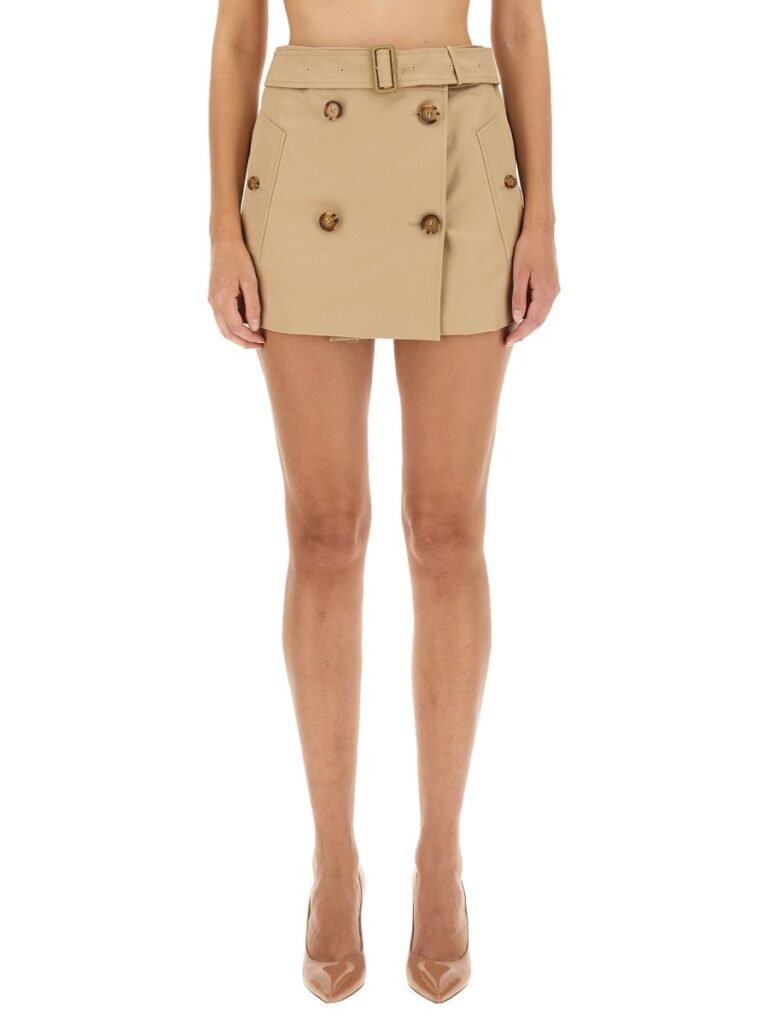 MINI TRENCH SKIRT
