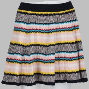 MINIGONNA IN MAGLIA CHEVRON