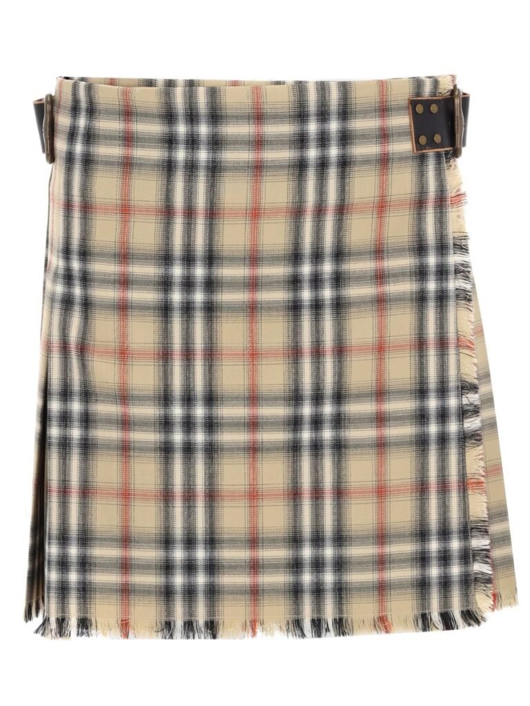 MINIGONNA KILT IN LANA CHECK