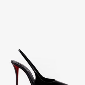 Miss Z patent leather slingback décolleté