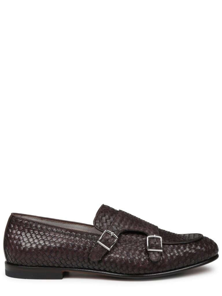 MOCASSINO IN PELLE INTRECCIATA