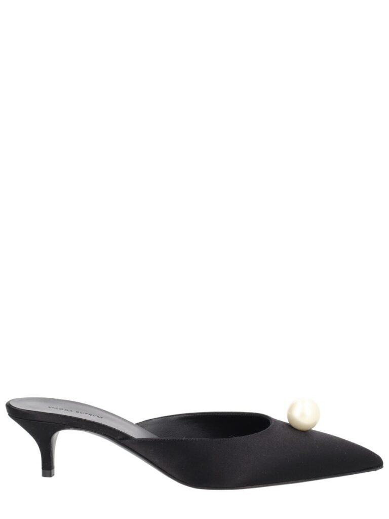 MULE IN SETA CON PERLA