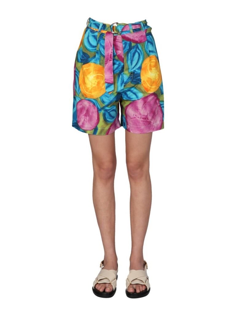 MULTICOLOR PRINT BERMUDA