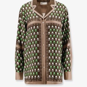 Multicolor silk shirt