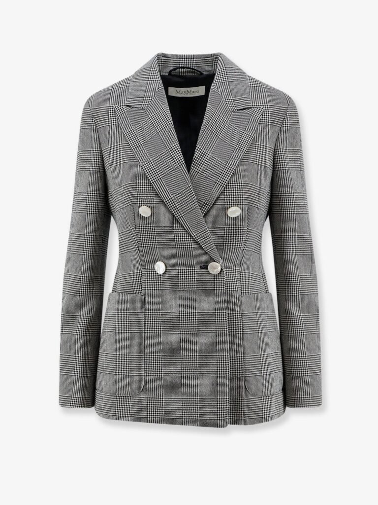 Mxmaccordo double-breasted virgin wool blazer