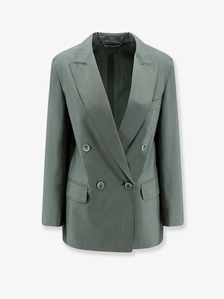 Mxmalbata virgin wool and silk blazer
