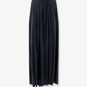 MXMLivrea pleated jersey long skirt