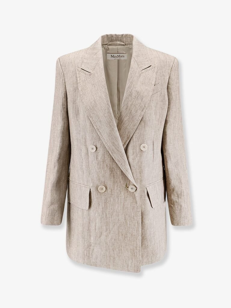 Mxmolimpia linen blazer