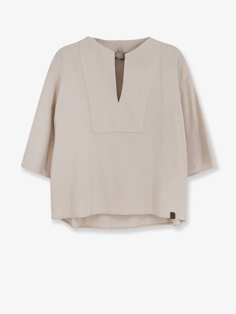 Mxpsospiro linen and viscose shirt