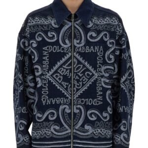 NAVY PRINT CARDIGAN