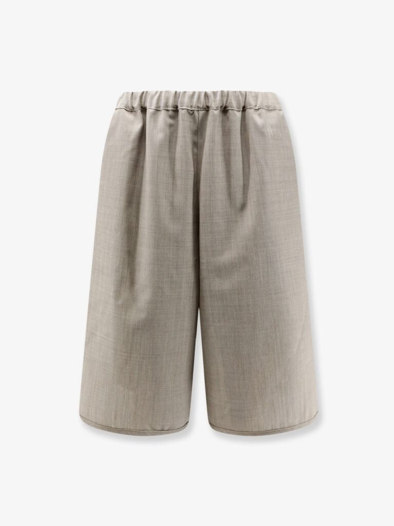 Nelis mélange virgin wool bermuda shorts