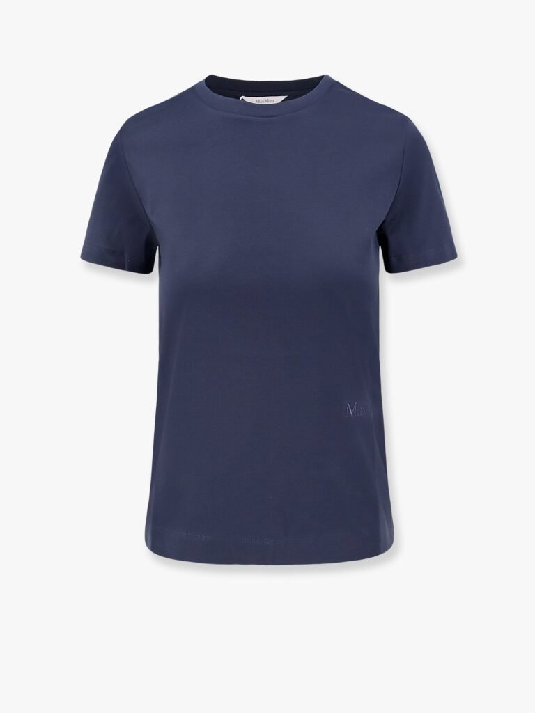 Nerina cotton t-shirt with Max Mara embroidery
