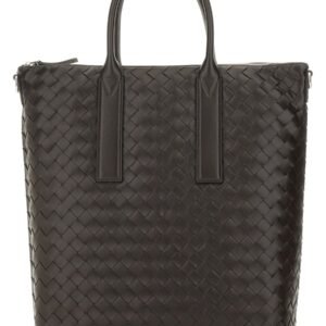 "NORTH-SOUTH" WOVEN TOTE BAG