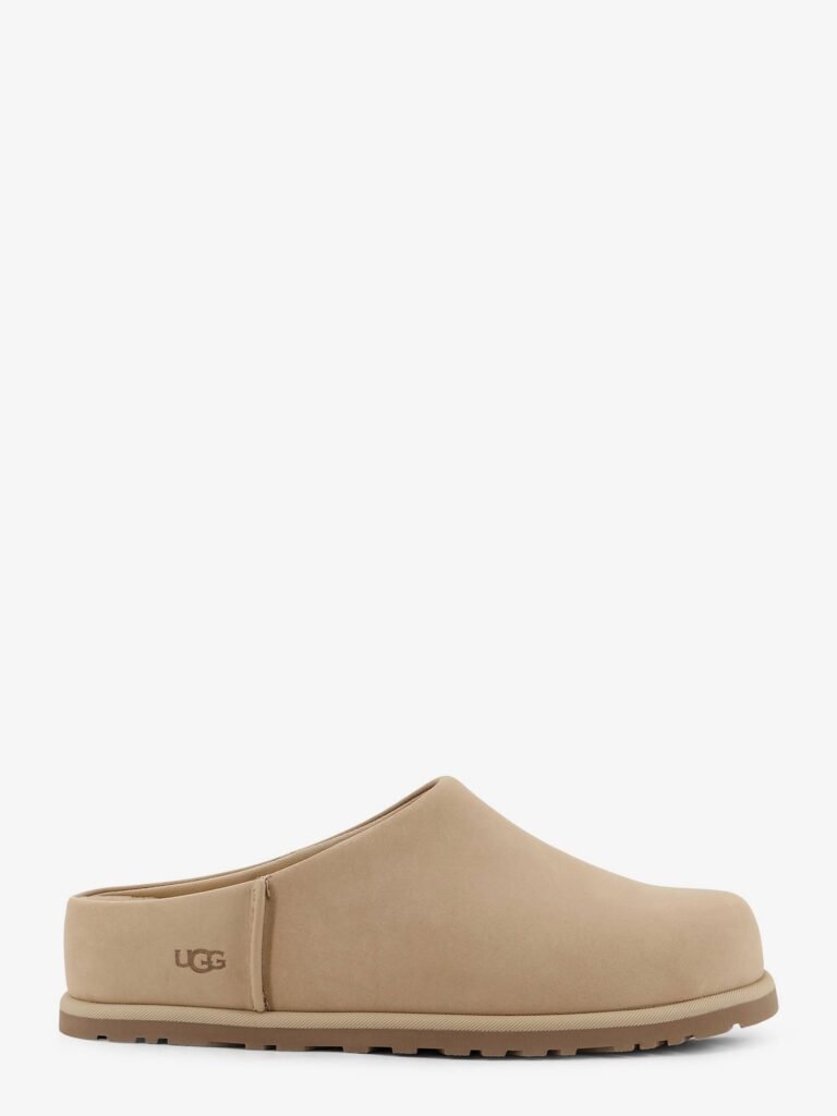 Nubuck sandals with engraved logo on the side