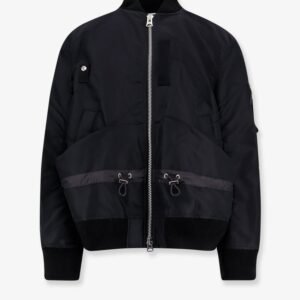 Nylon bomber jacket