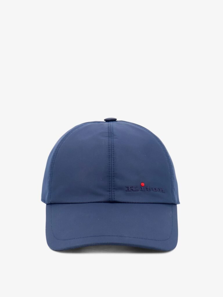 Nylon hat with embroidered logo on the front