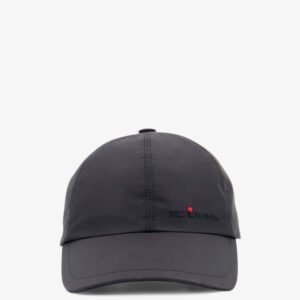 Nylon hat with embroidered logo on the front
