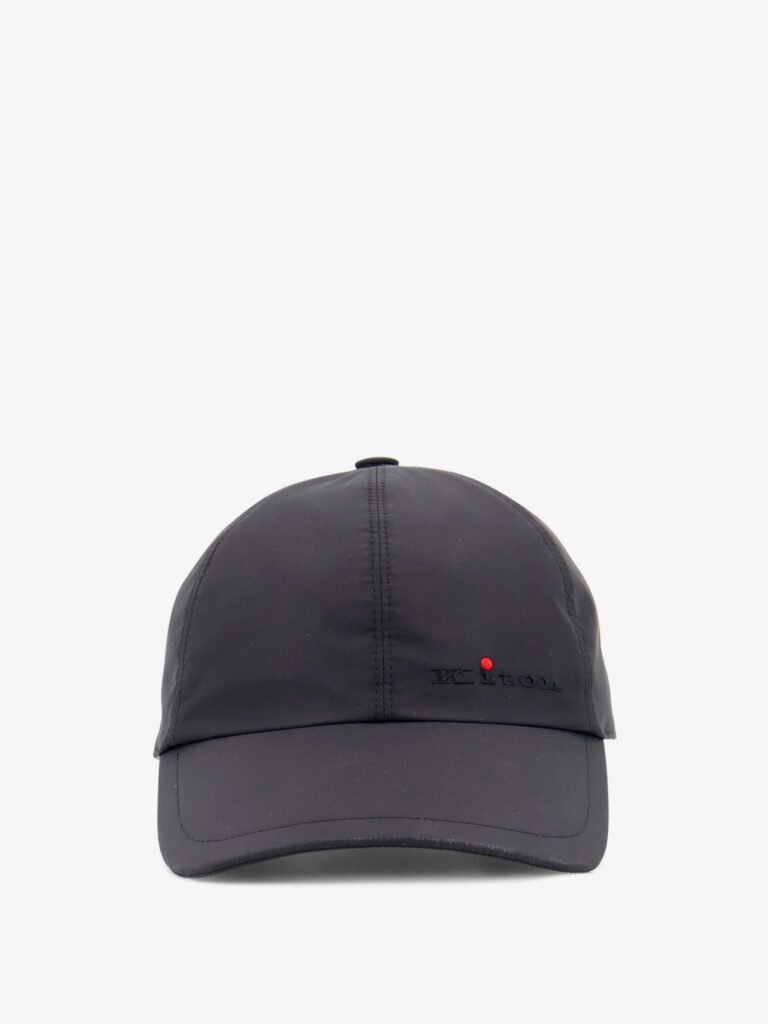 Nylon hat with embroidered logo on the front