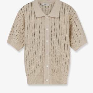 Openwork cotton cardigan