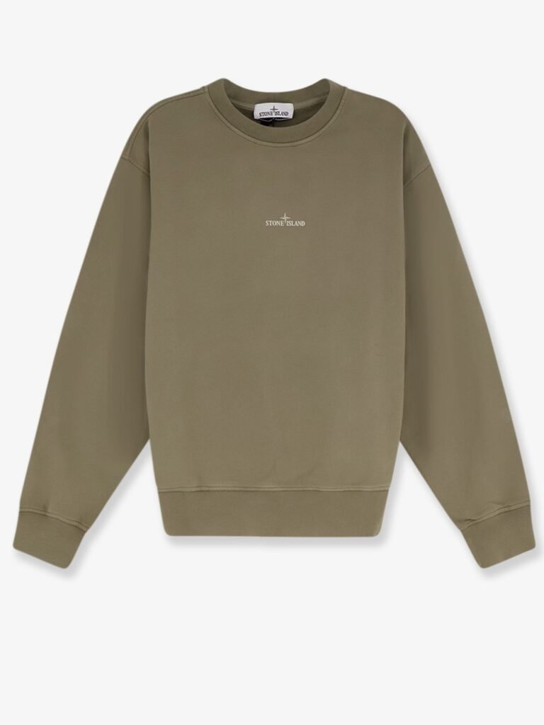 Organic cotton sweatshirt with Logo print