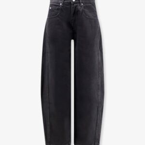 Oriane black denim trousers