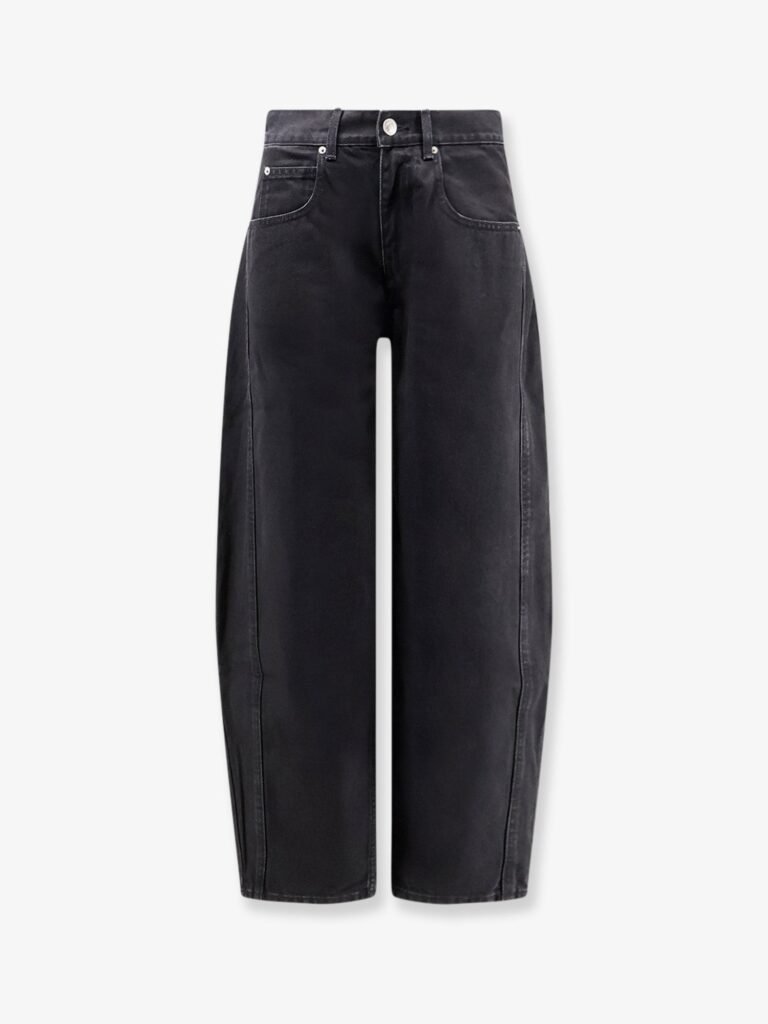 Oriane black denim trousers