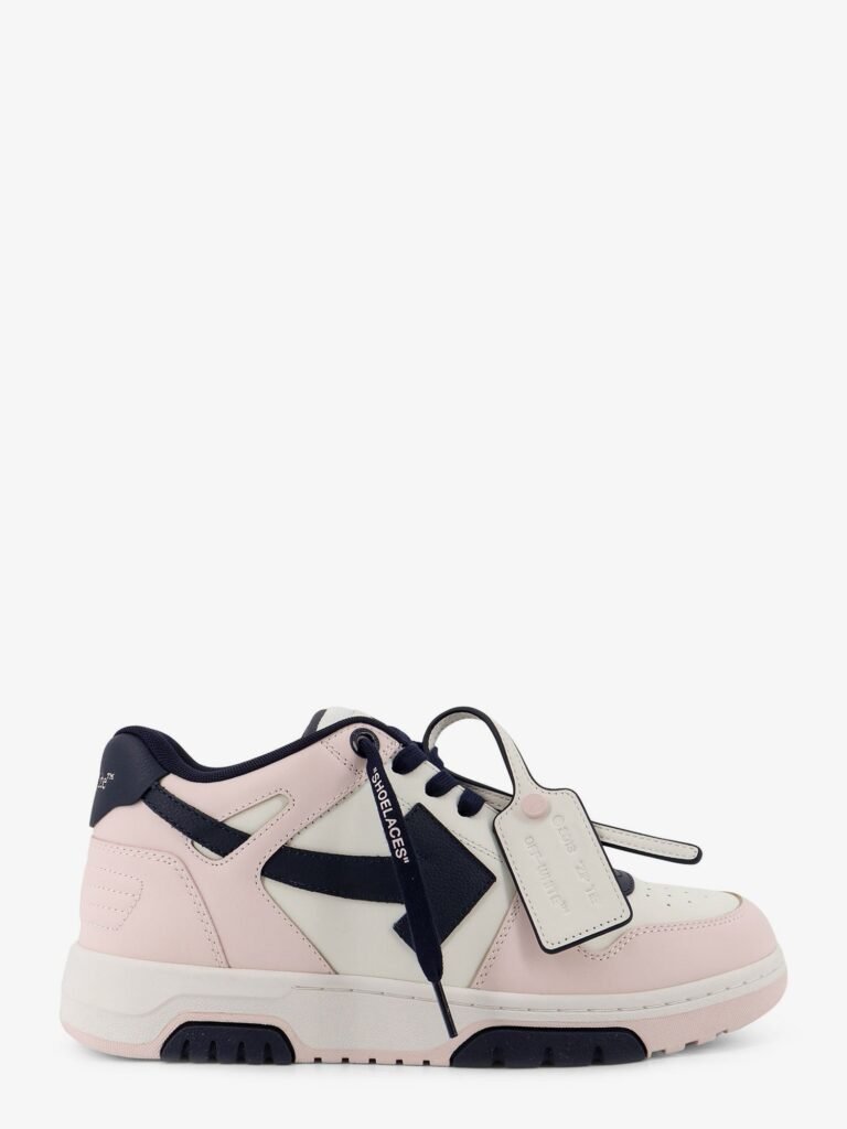 Out of Office leather sneakers with iconic logo on the side