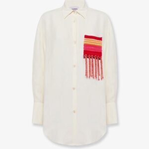 Over viscose and linen shirt