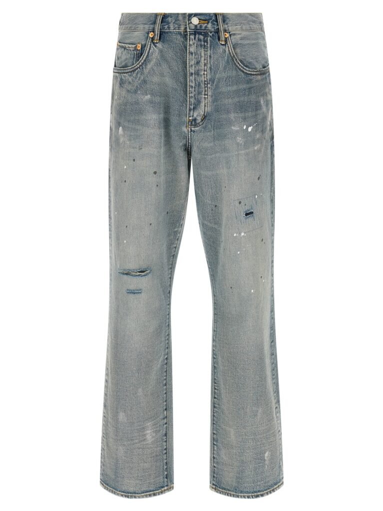 'P011 Vintage Slash Paint' jeans