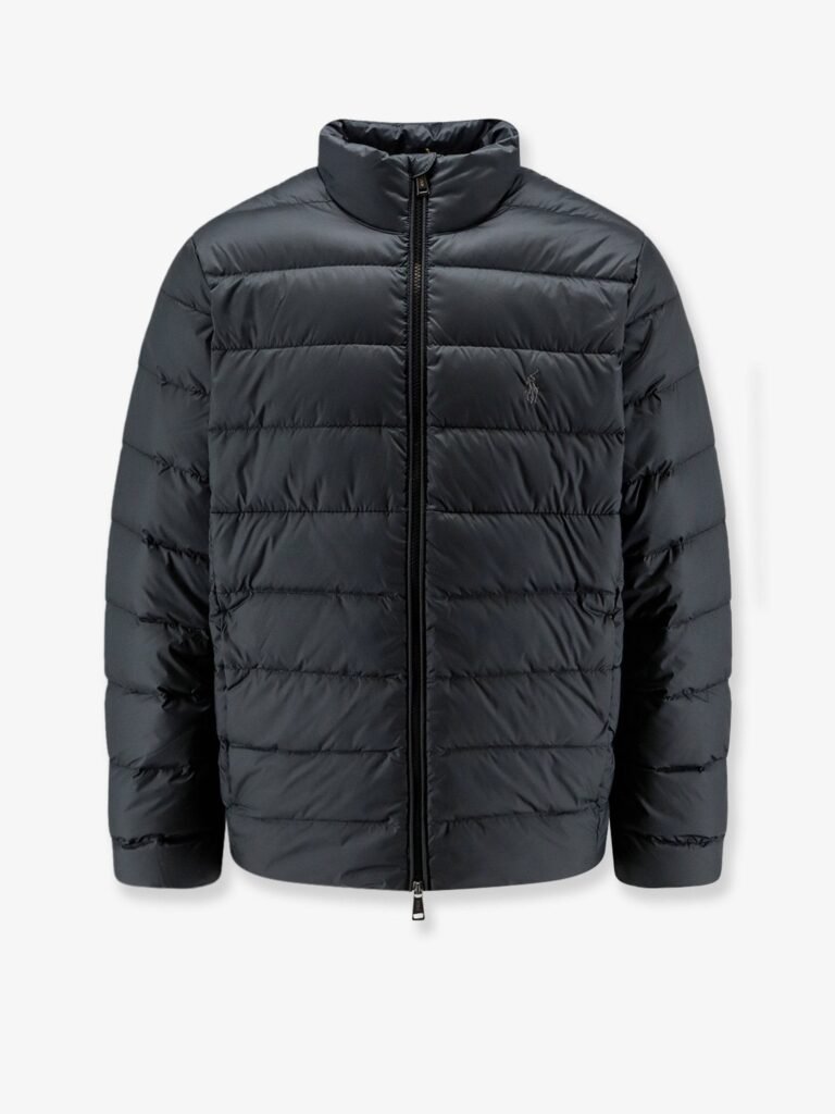 Packable recycled material down jacket