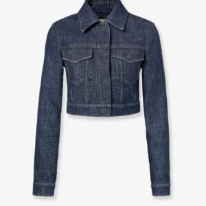 Padded denim jacket