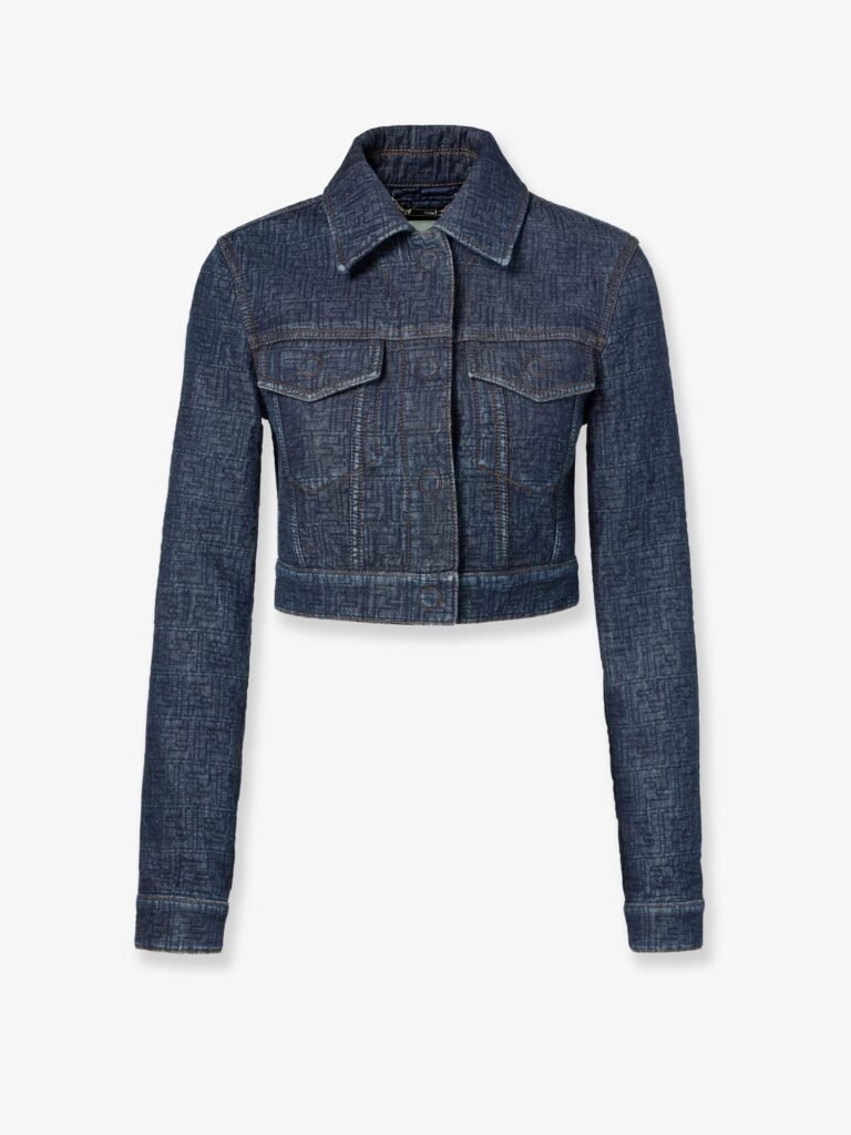 Padded denim jacket