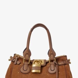 Paddington suede shoulder bag