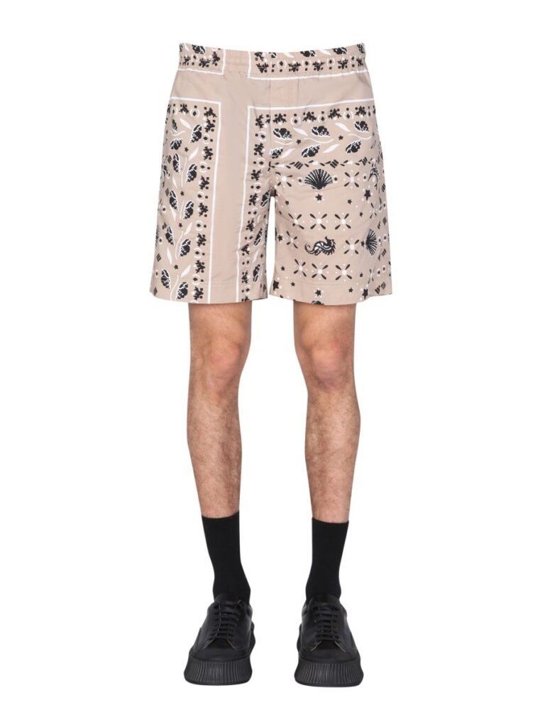 PAISLEY PATTERN BERMUDA