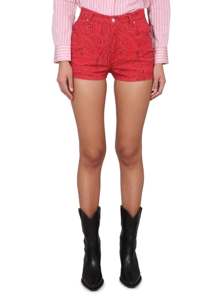 PAISLEY PRINT SHORTS