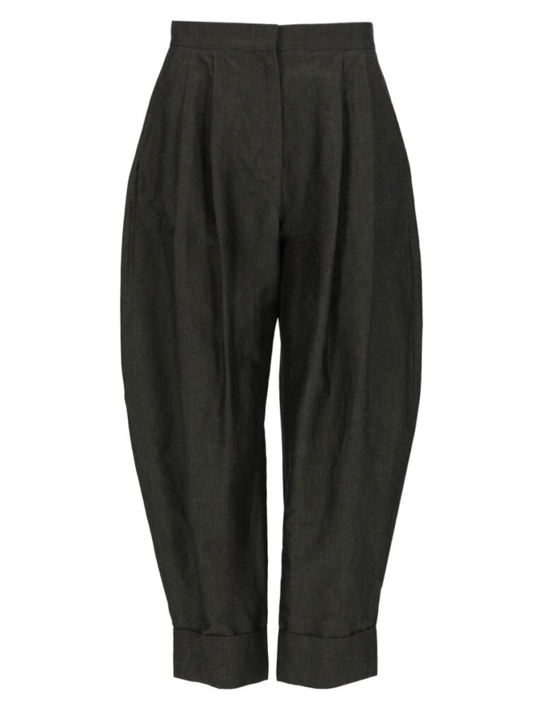 PANTALONE "CLOE" IN LINO E COTONE