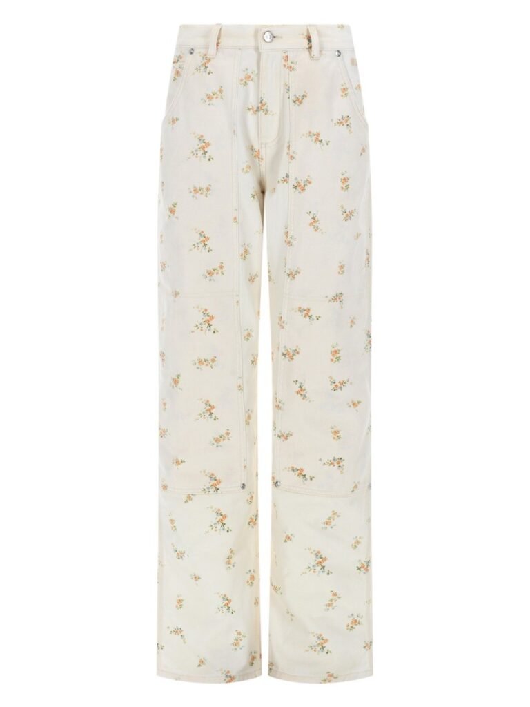 PANTALONE CON MOTIVO FLOREALE