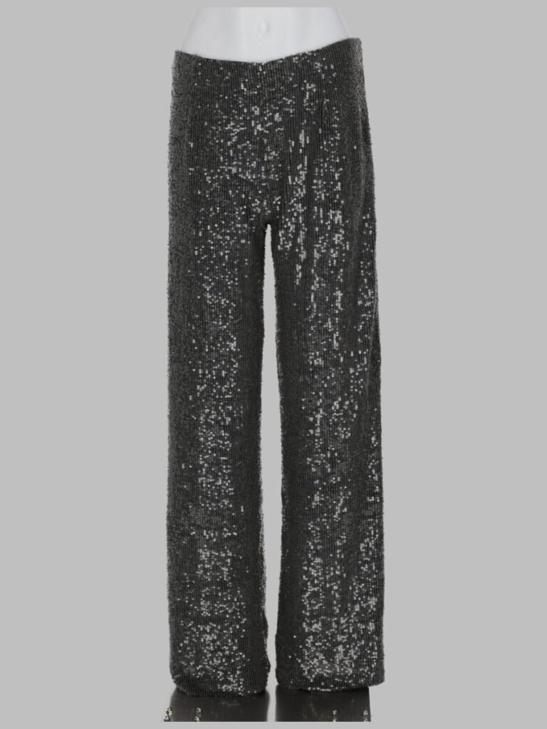 PANTALONE DRITTO CON PAILLETTES